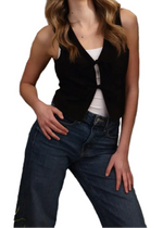 Stacee Bow Tie Front Vest