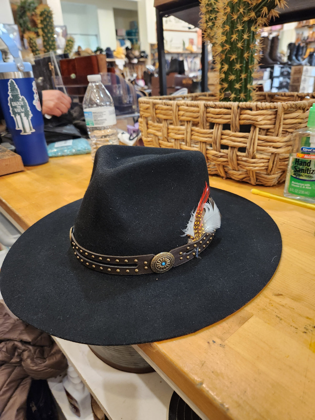 Apache PG Felt Flat Brim Hat