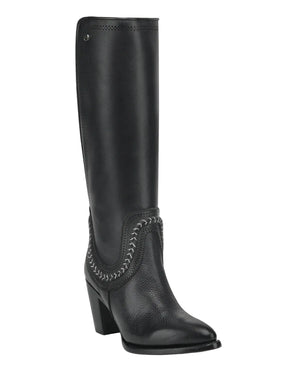 Bree Tall Black Bovine Ladies Boots