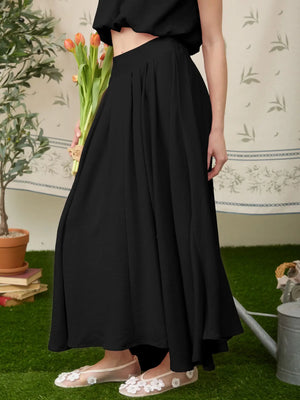 Piper Pleated Midi Skirt