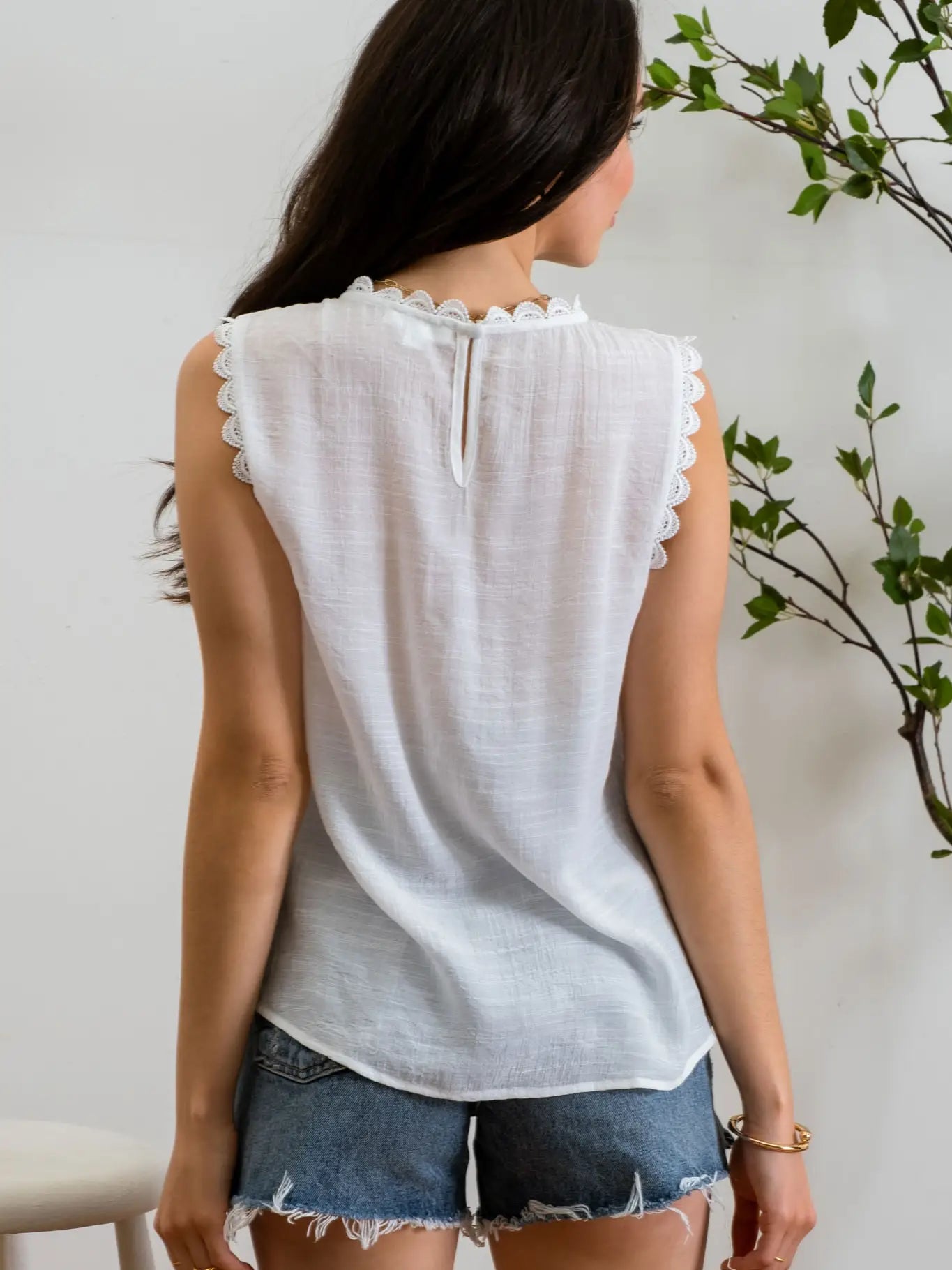Cora Lace Detail Top