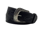 Horse Floral Stamped Belt 2in