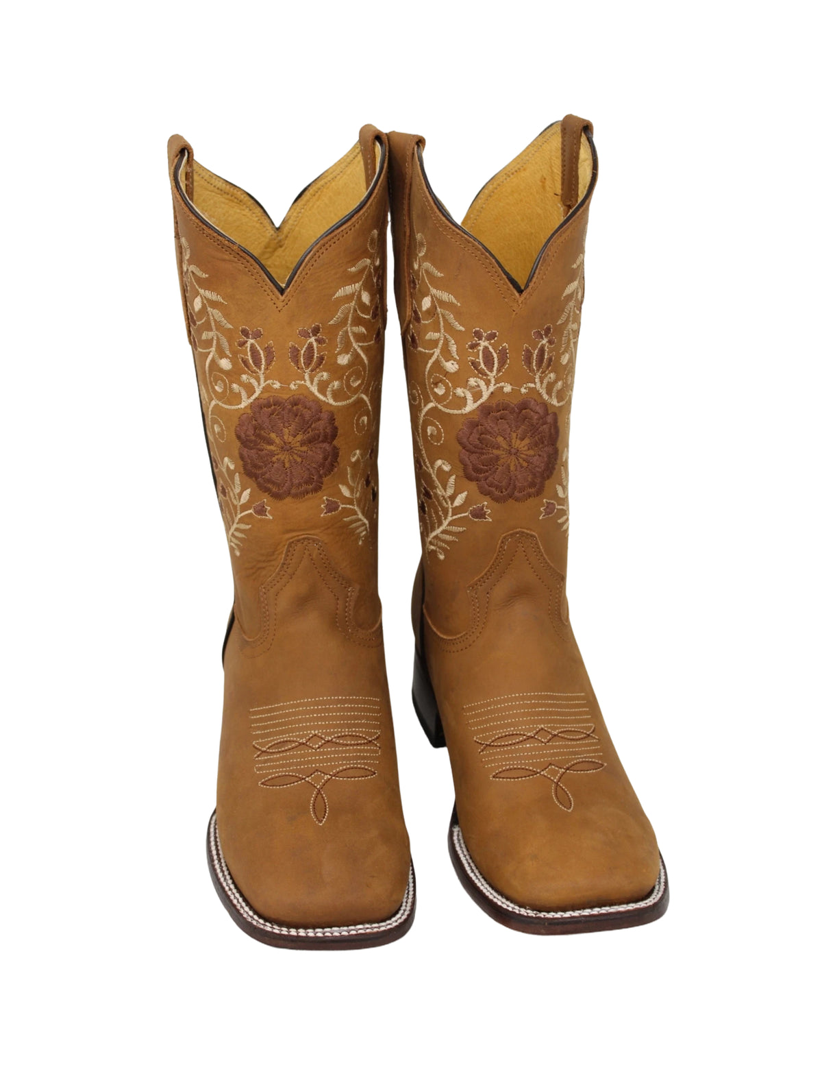 Katie Embroidery Cowgirl Boots (2 colors)