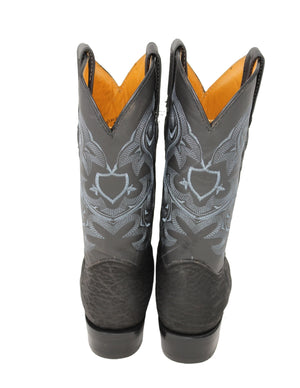 Bart Round Toe Textured Boots (2 colors)