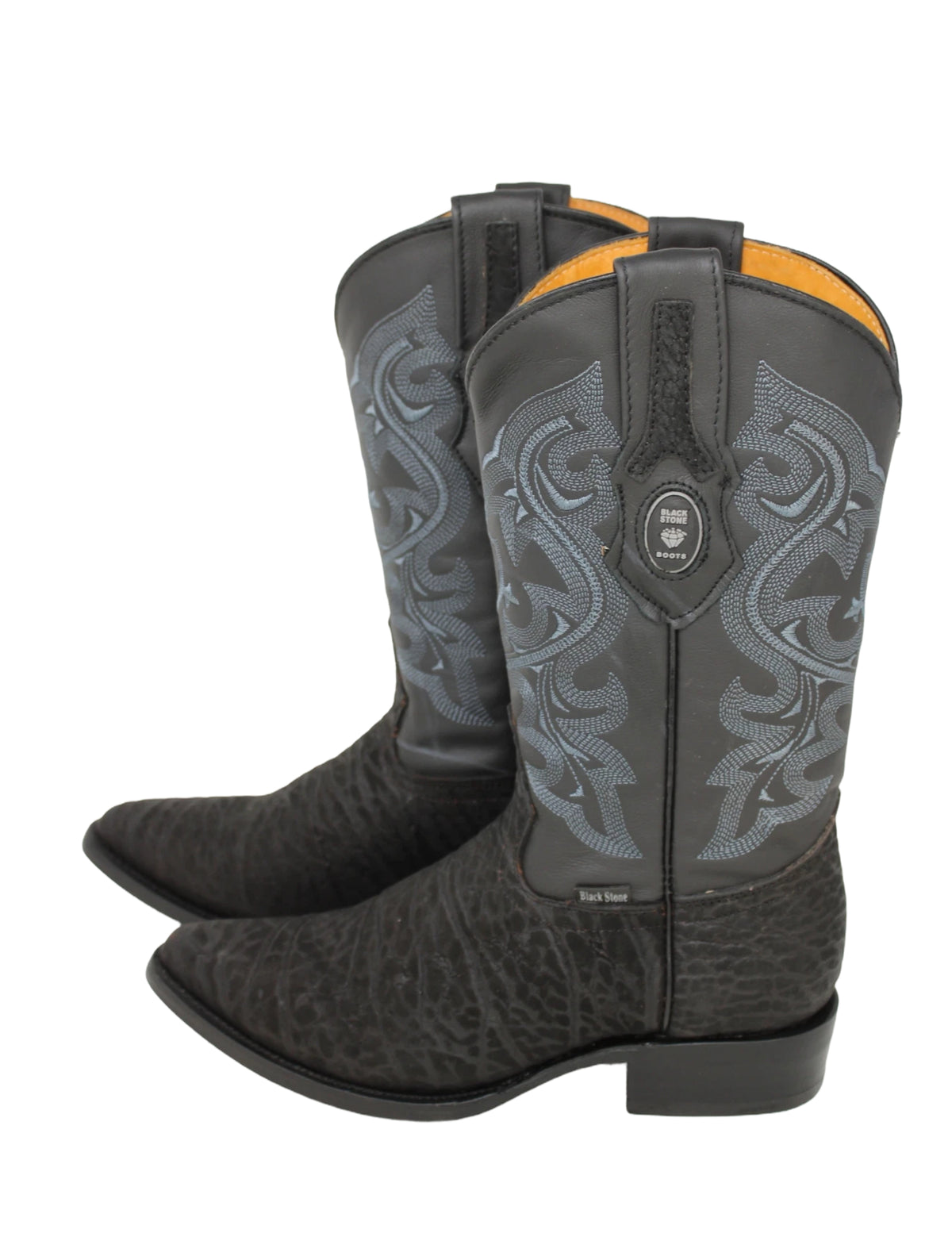 Bart Round Toe Textured Boots (2 colors)