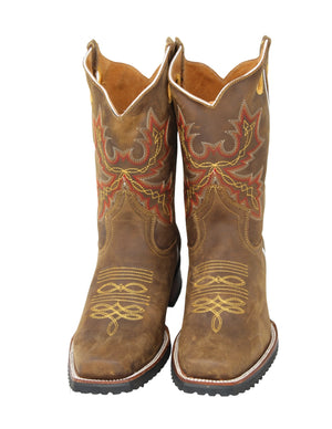 Wesley Leather Cowboy Boot