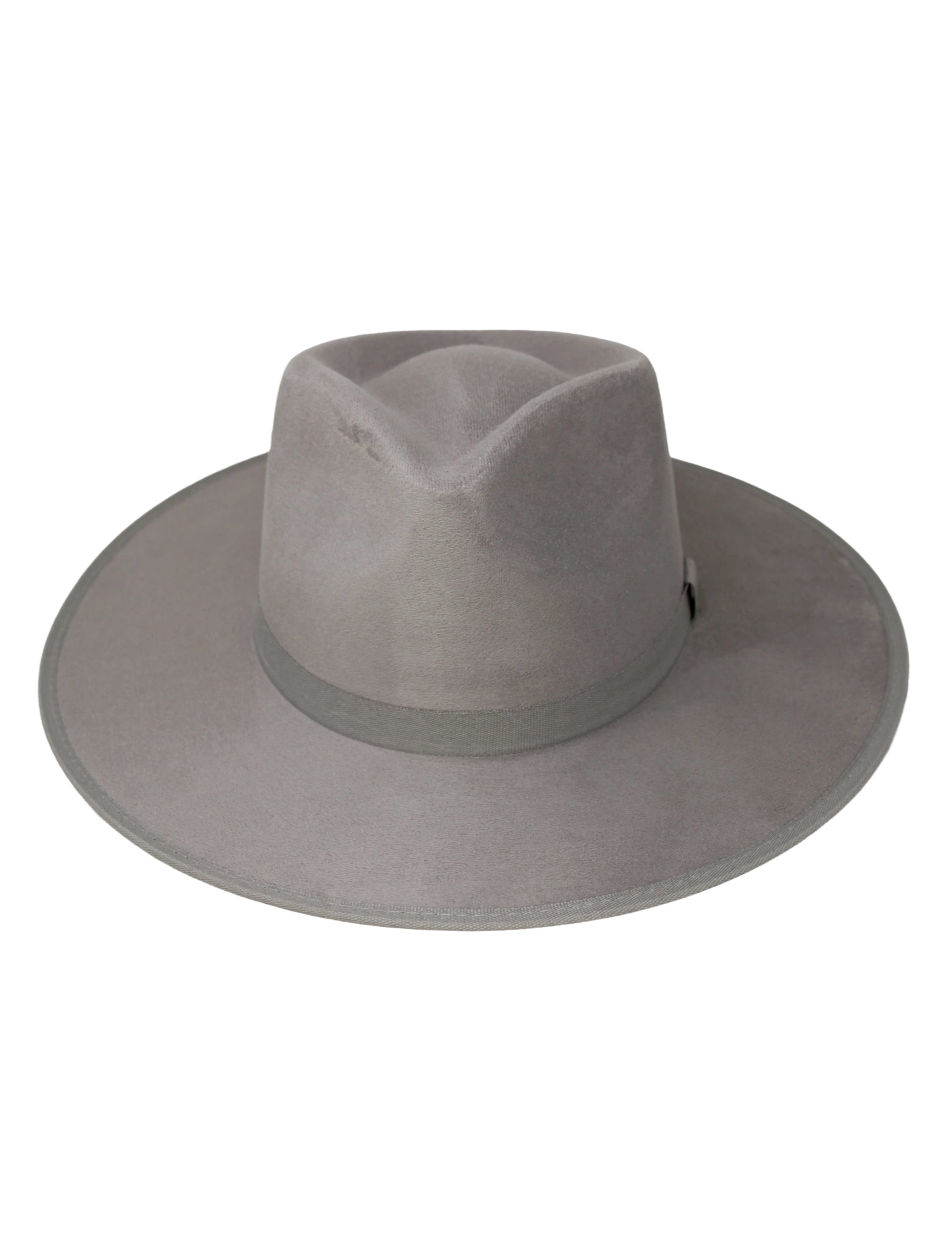 Savannah Flat Brim Suede Hat