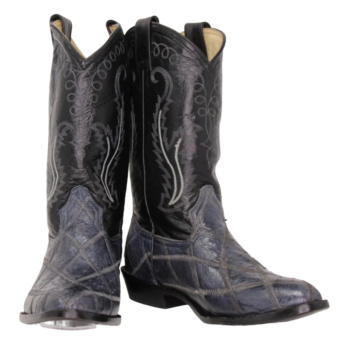 Josiah Real Ostrich Leather Boots