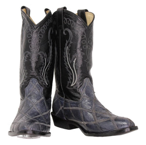 Josiah Real Ostrich Leather Boots