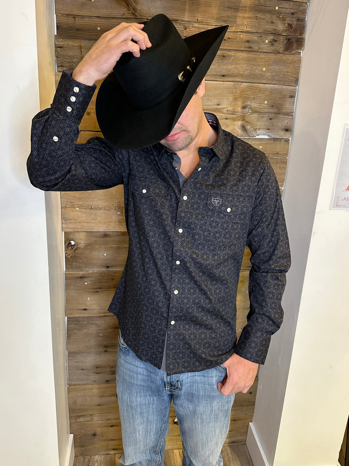 Lane Western Button Up Shirt