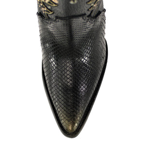 Harriet Black Python Ladies Boots
