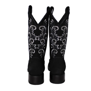 Calico Ivy Detail Cowgirl Boots