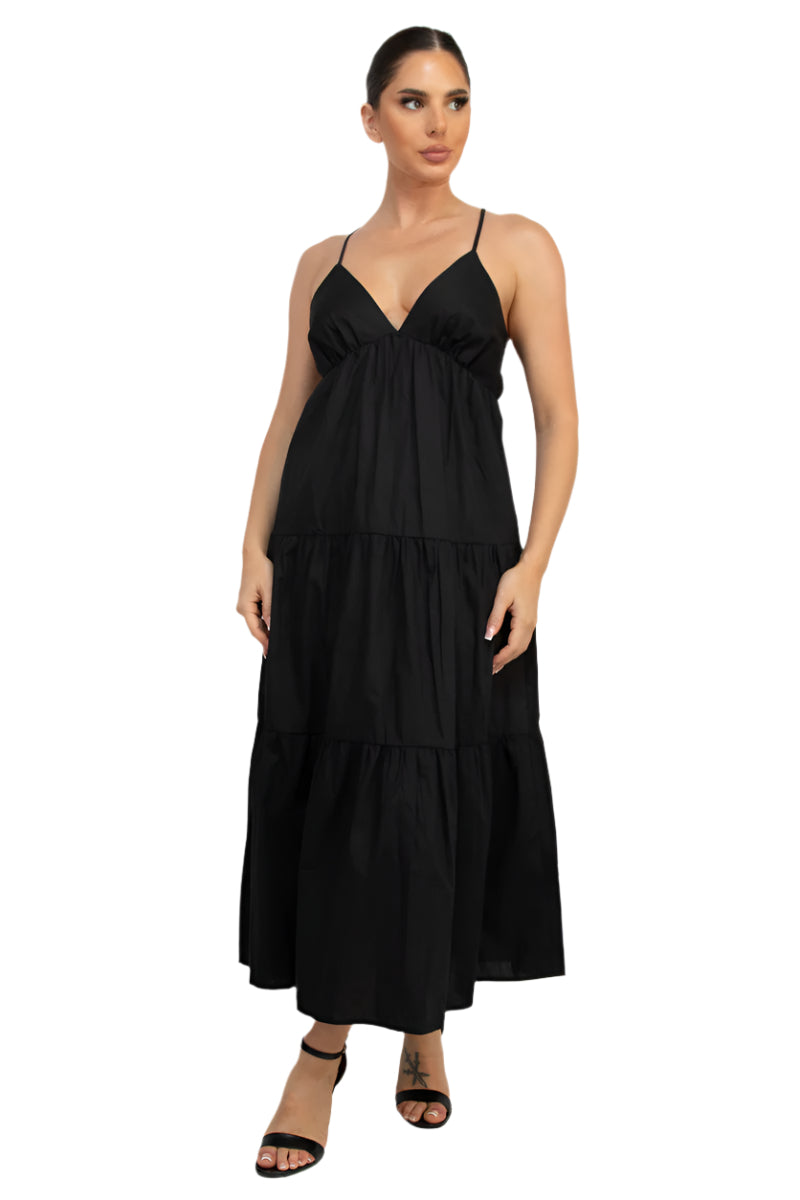 Margot Strap Back Tie Dress