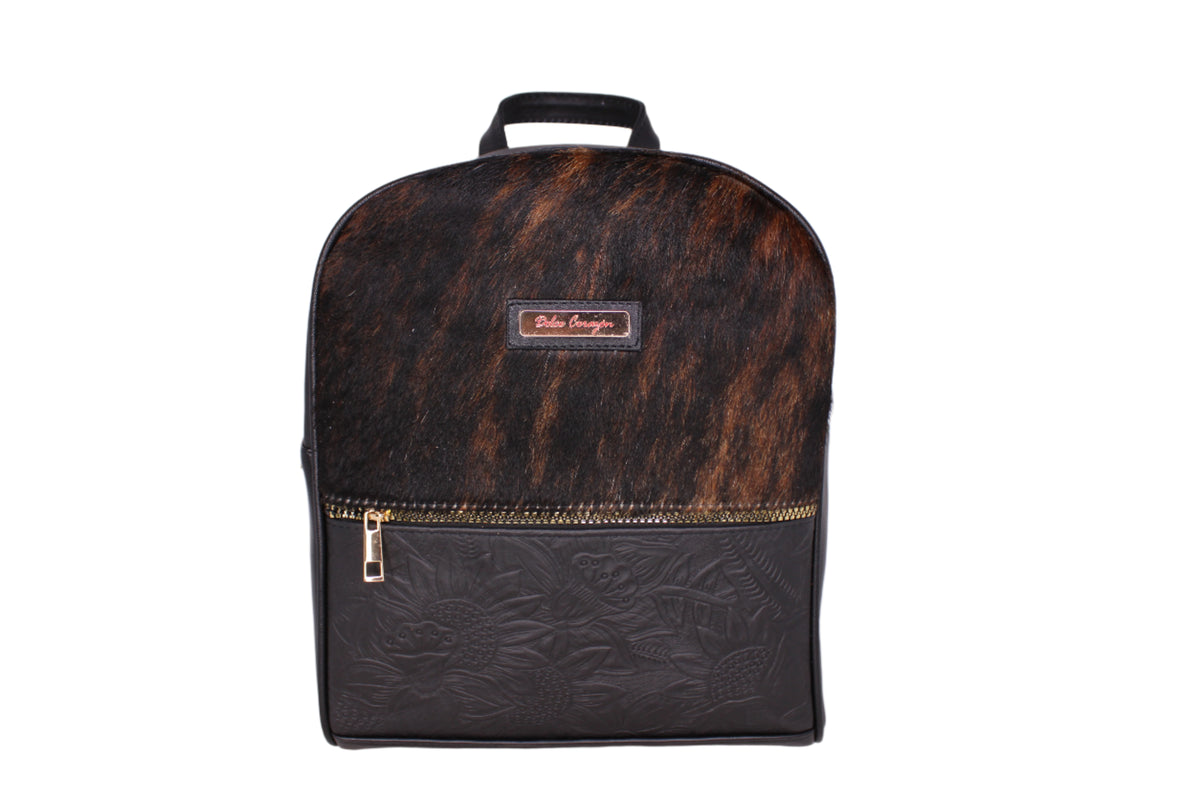 Mochila Leather Cowhide Backpack