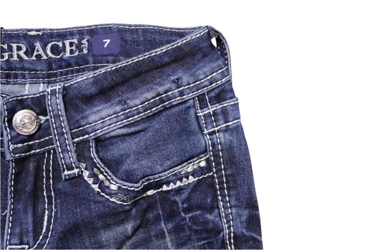 Tinlee Aztec Yoke Girls Jeans