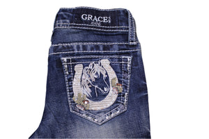 Londyn Horseshoe Cactus Girls Jeans