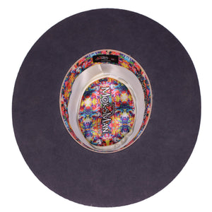 Sam Grey Felt Flat Brim Hat