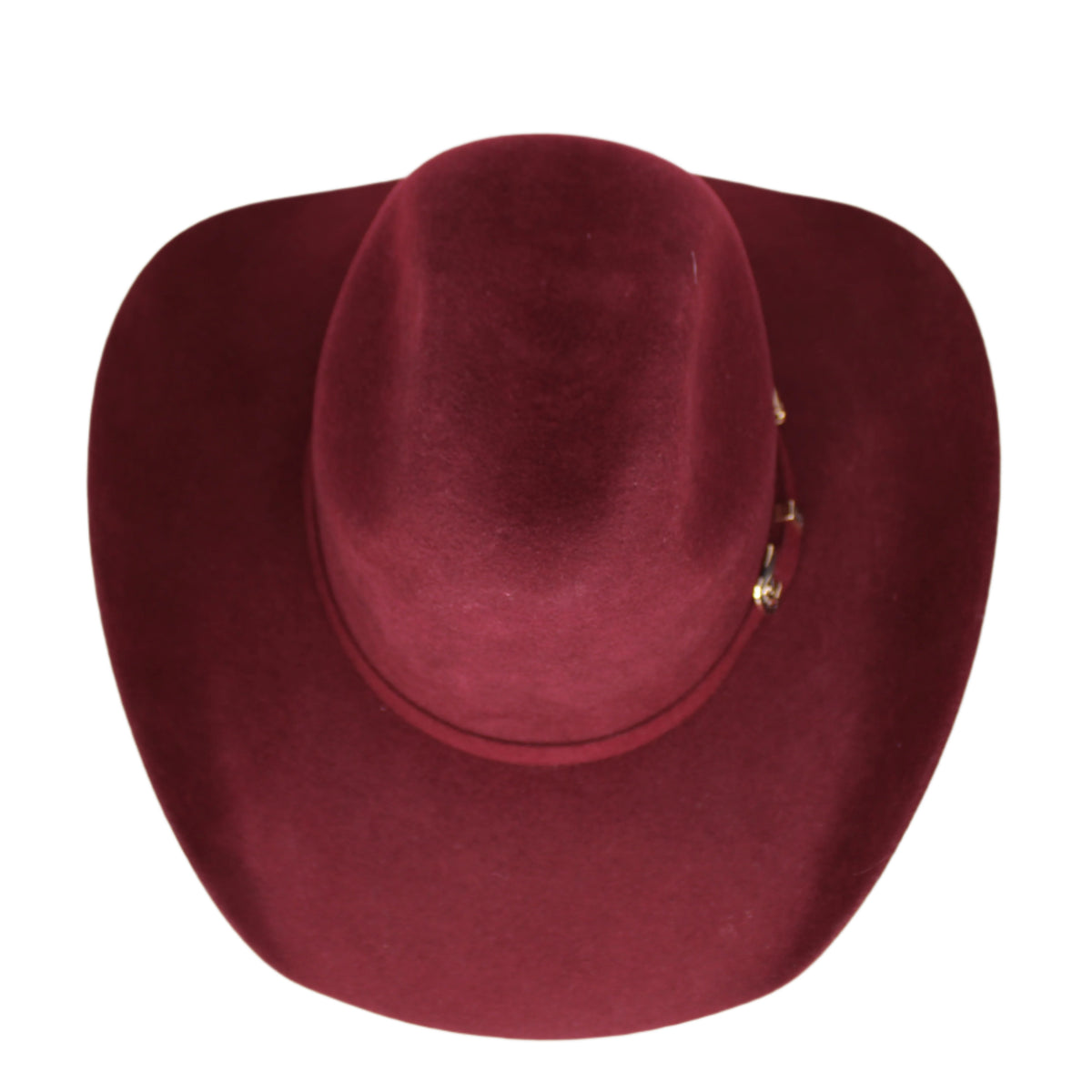Trey 100X Wool Wine Cowboy Hat