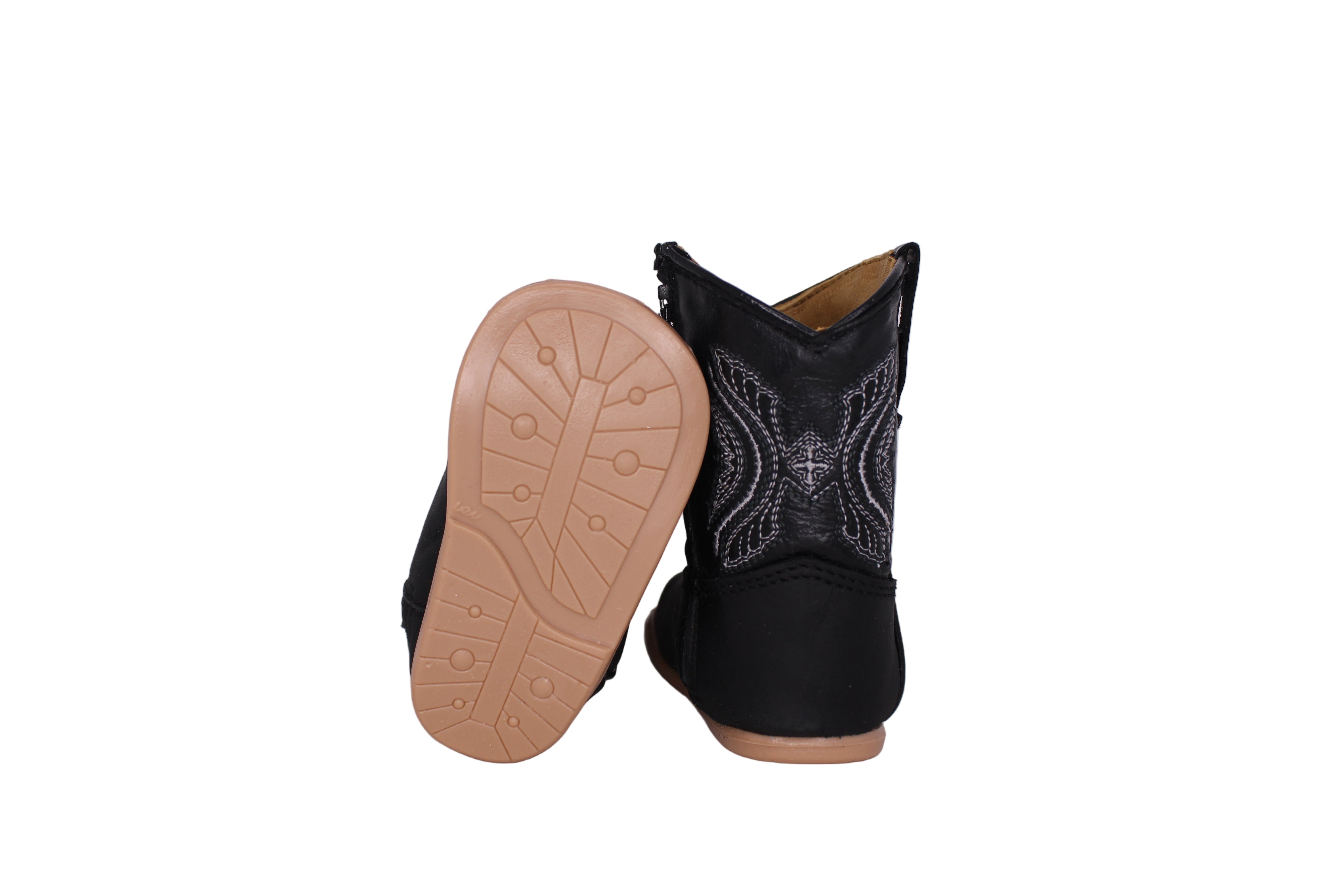 Arlo Black Baby Boots