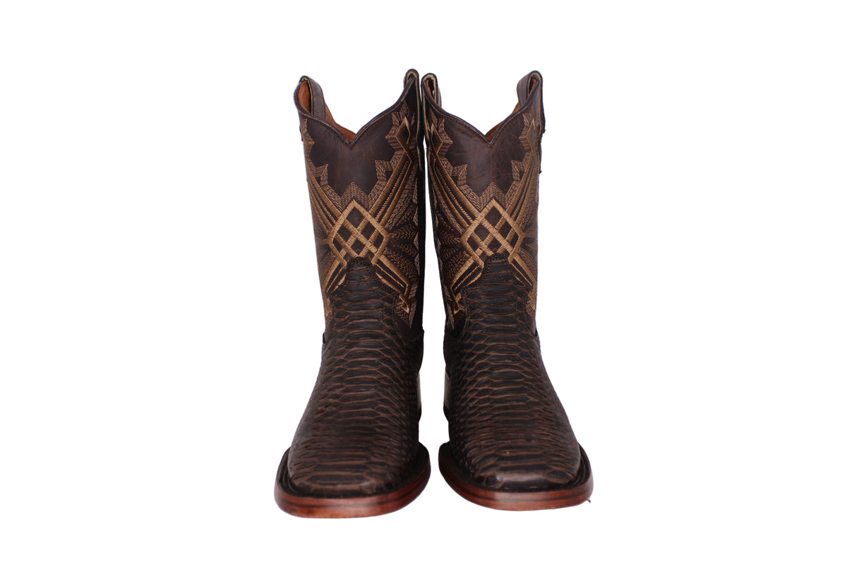 Alexo Python Cowboy Boots