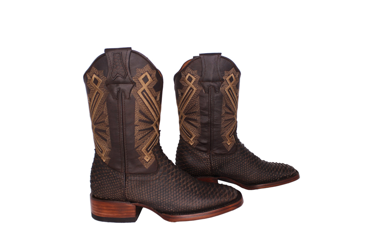 Alexo Python Cowboy Boots