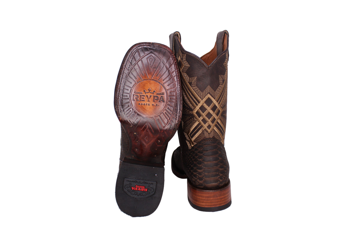 Alexo Python Cowboy Boots