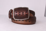 Huntley Woven Leather Belt