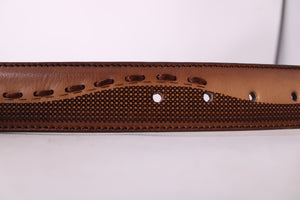 Huntley Woven Leather Belt