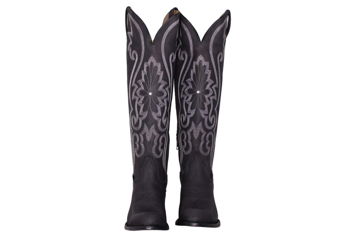 Viviana Black Western Boot