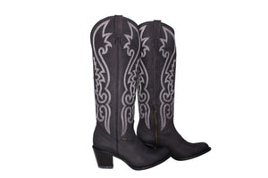 Viviana Black Western Boot