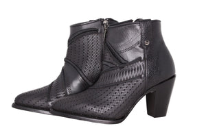 Harley Black Laser Ladies Boots