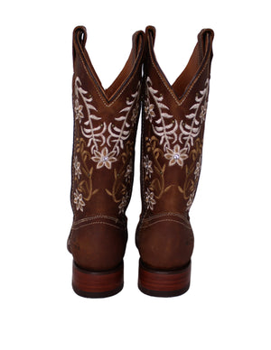 Jordyn Floral Ivy Cowgirl Boots