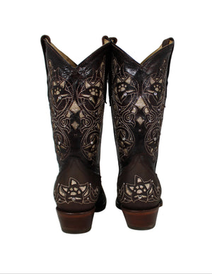 Jodia Laser Cut Boot