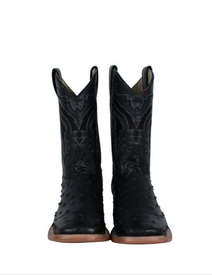 Henry Ostrich Leather Boots