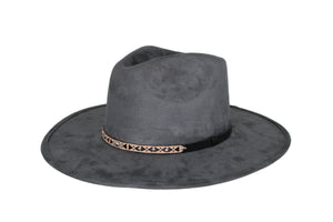 Deception Pinched Flat Brim Western Hat