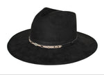 Deception Pinched Flat Brim Western Hat