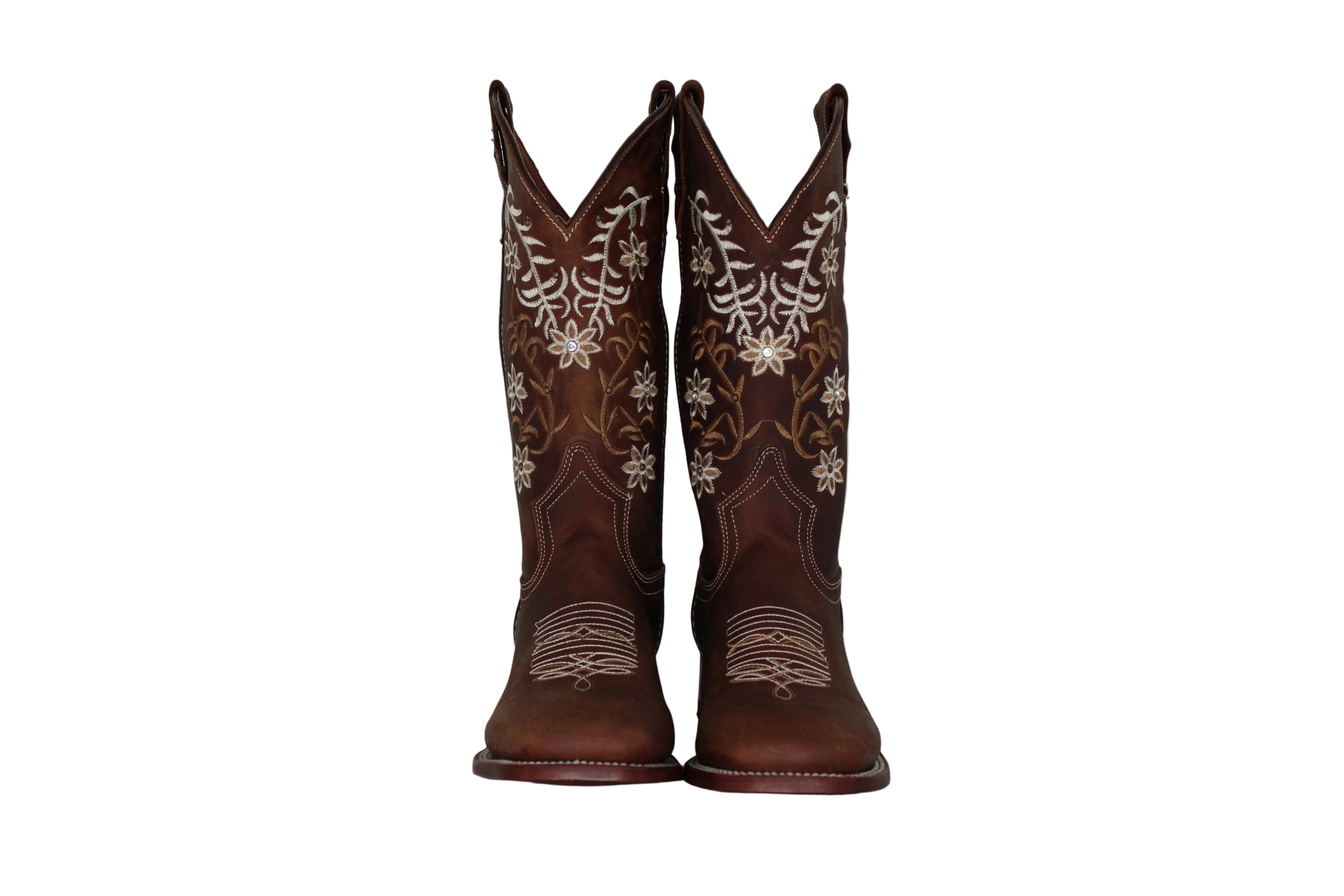 Jordan Studded Ivy Floral Cowboy Boots