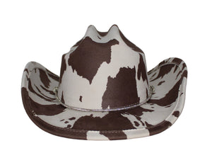 Kady JC Brown Cow Print Hat