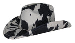 Kady JC Black Cowprint Hat