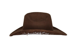Debby Embroidered Suede Cowgirl Hat