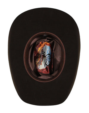 Pistol 8 Second Brown Felt Hat