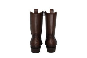 Eli Cutter Toe Ostrich Boots