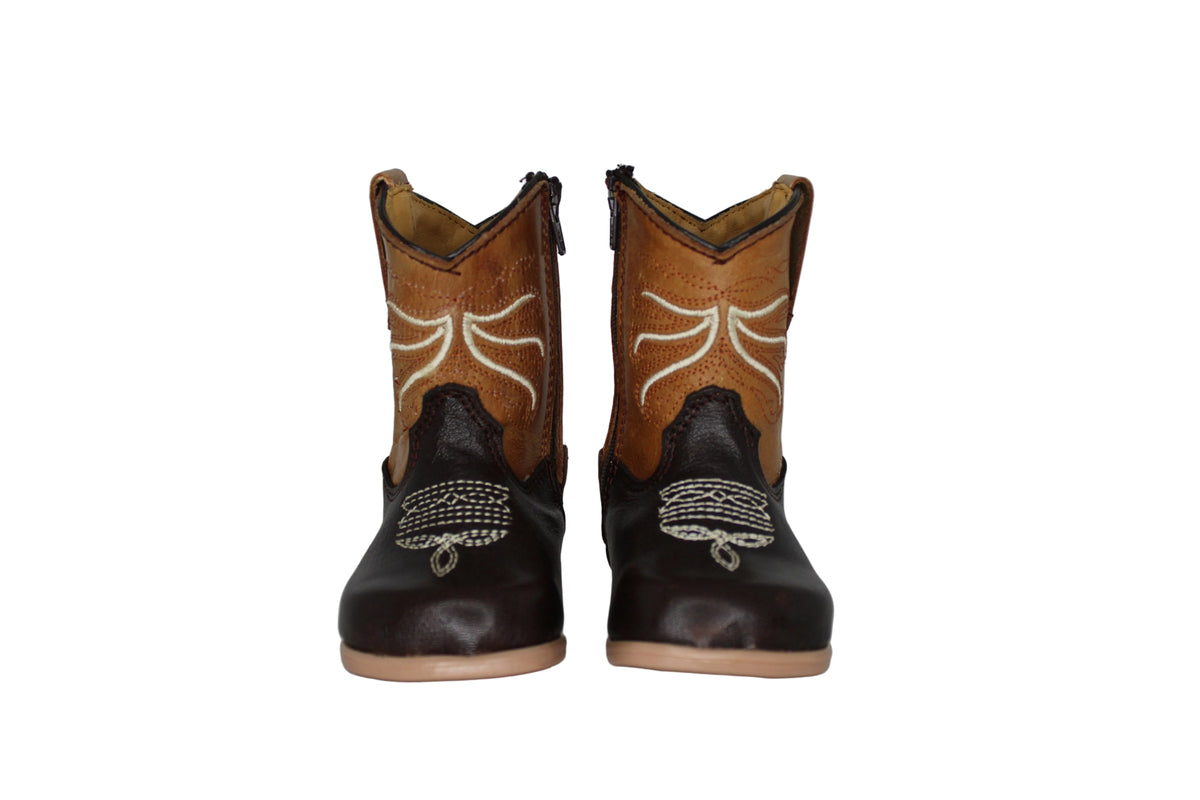 Medusa Choco/Tan Baby Boots