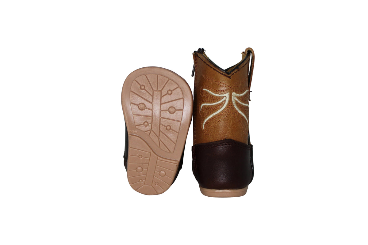 Medusa Choco/Tan Baby Boots