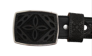 Cassidy Laser Cut Leather Belt
