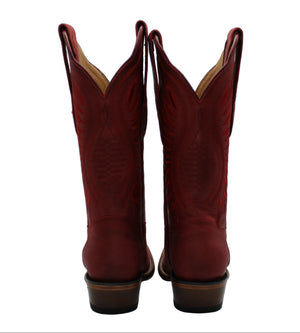 Adeline Red Los Altos Boots