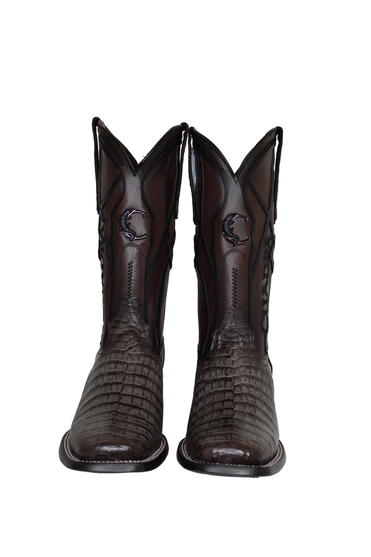 Angus Cuadra Grey Caiman Boots