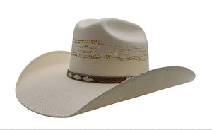 Cattleman Straw Pinched Hat