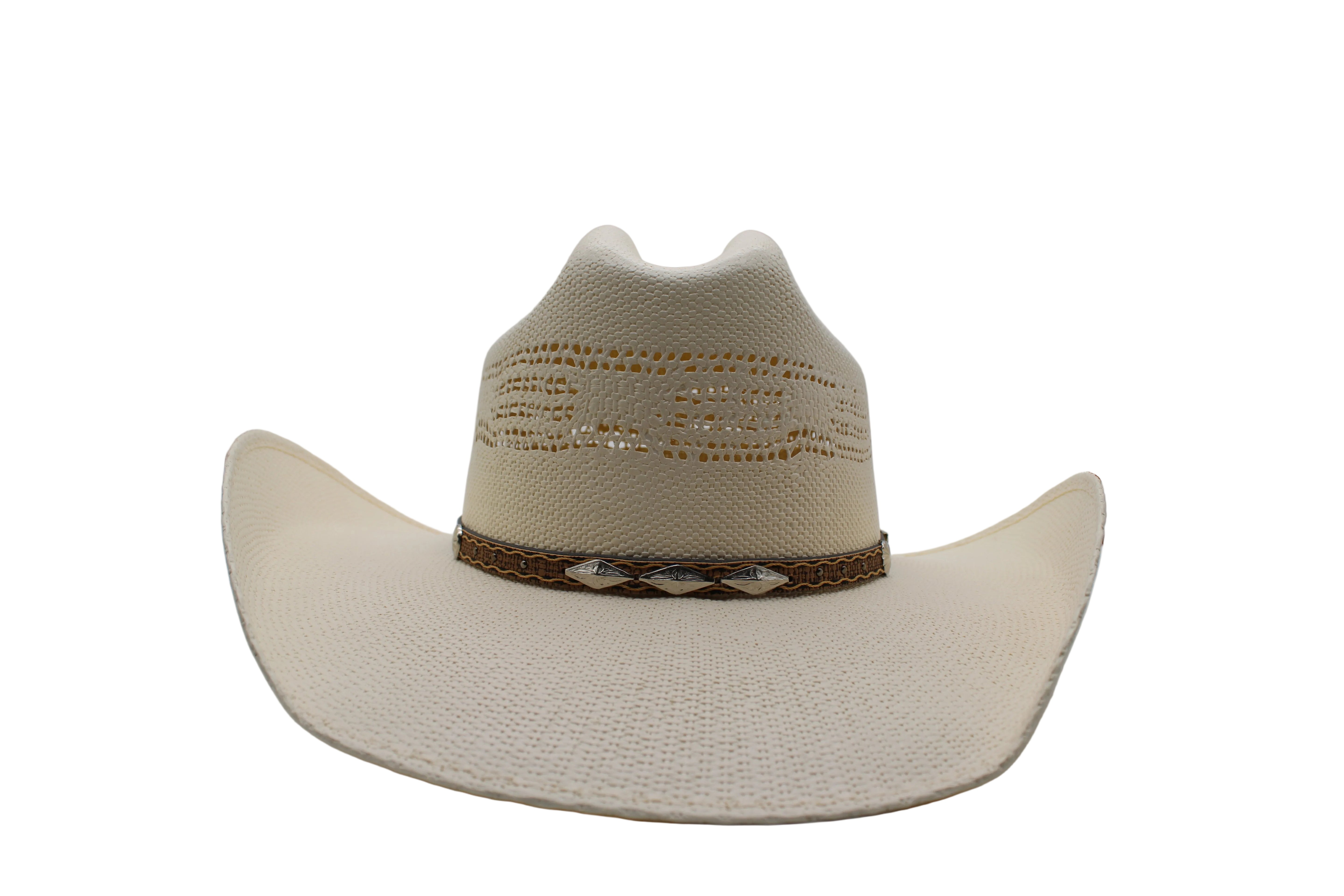 Cattleman Straw Pinched Hat