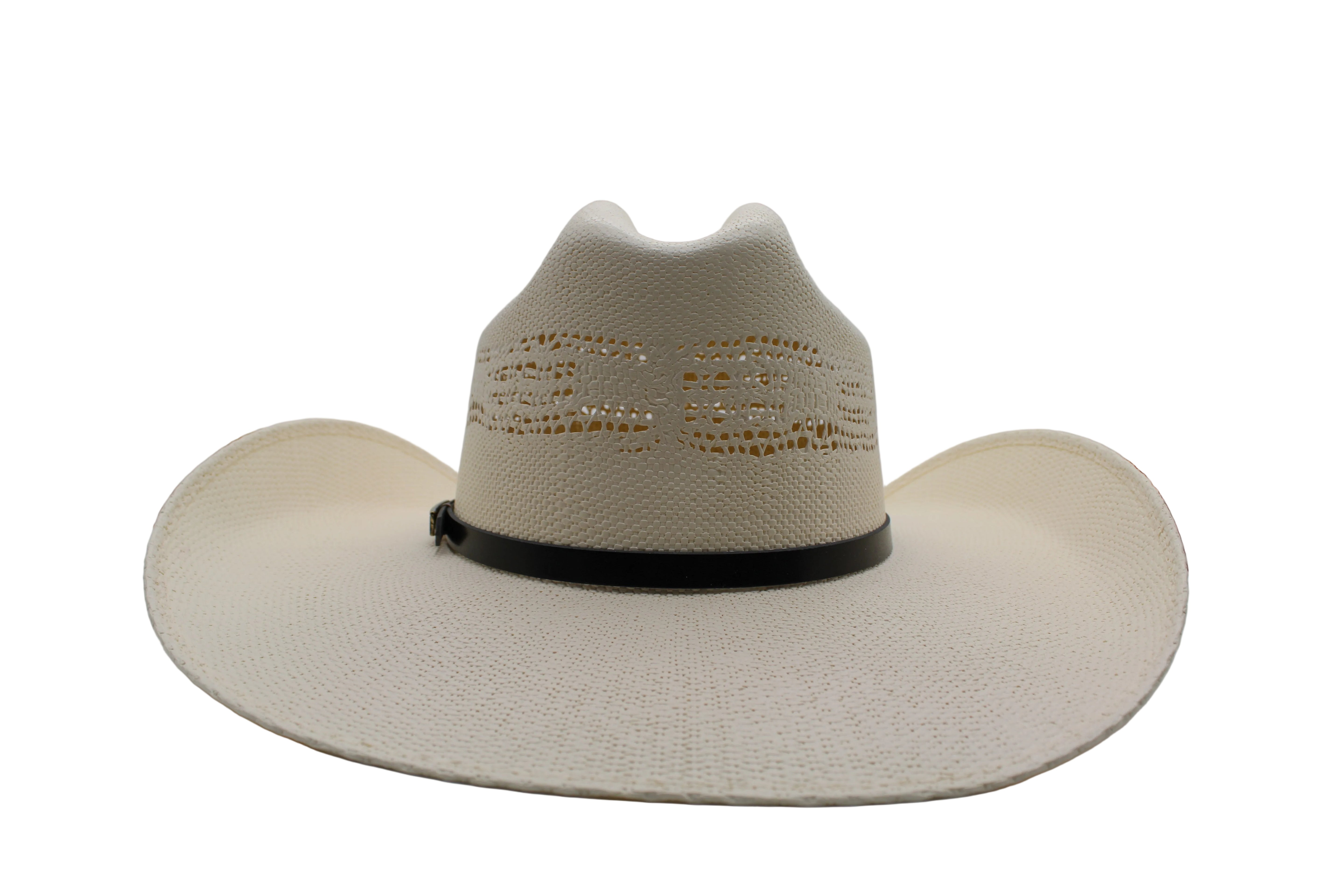 Cattleman Straw Pinched Hat